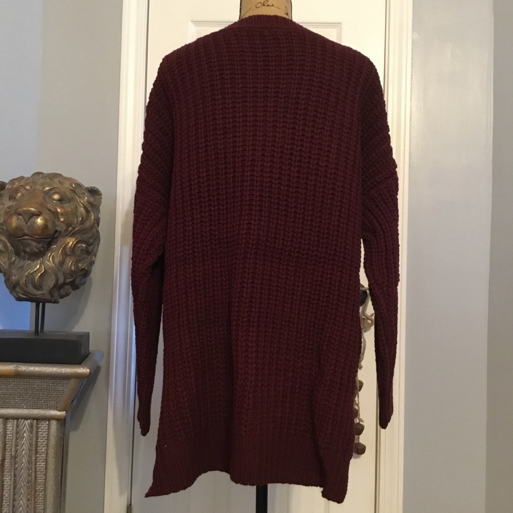 Heavy Knit Sweater Tunic 1 Med Left - Picture 3 of 4
